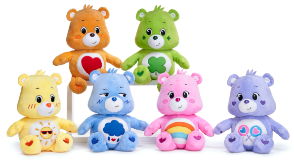 (Mis 3+) ORSETTI DEL CUORE (CARE BEARS) Unlock The Magic Peluche 28cm -6ass…x6…x48